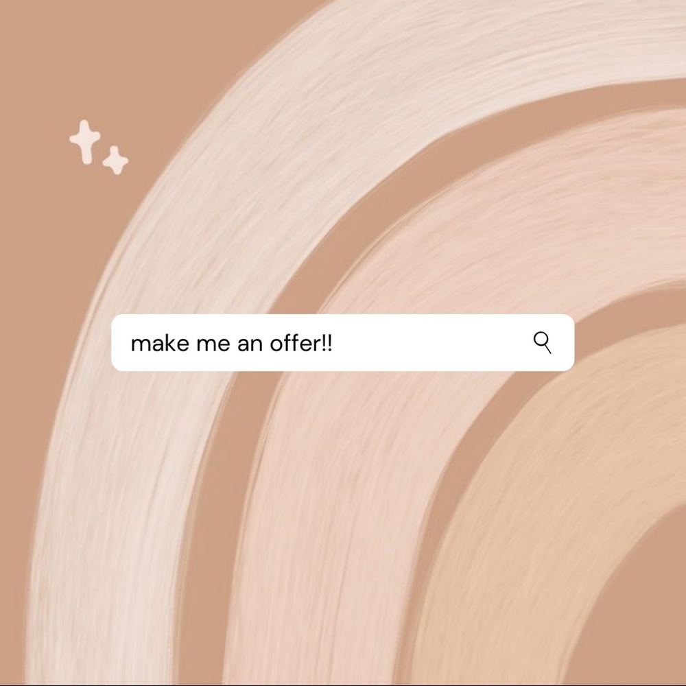 feel free to make offers!! (read more below)